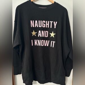 Oversized Black Sweatshirt